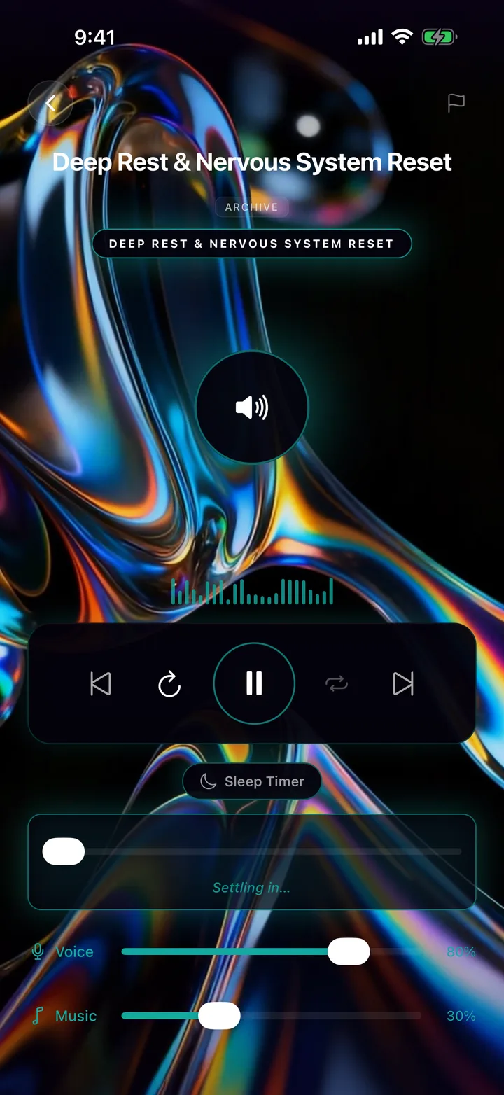 ProgramU player — Deep Rest & Nervous System Reset